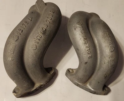 Conjunto de coletores 113129709 e 113129710 VW Beetle entrada porta dupla alemão OEM par - Imagem 1 de 4