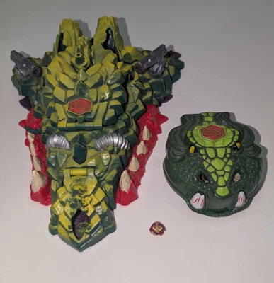 🔥🐸 Mighty Max Doom Zones Dragon Island and Snakehead conjunto de 2 con 1 figura Foto 1 de 4