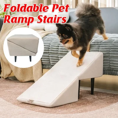 Foldable Pet Ramp Stairs Non Slip for Cats Dogs Home Furniture Safe Comfortable - image 1 of 4