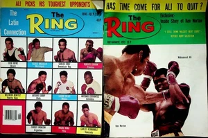 2 revistas de boxeo vintage THE RING julio 1973 y junio 1976 Muhammad Ali etc. - Imagen 1 de 12