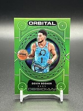 2022-23 Panini Obsidian Devin Booker Orbital Green Flood /25 Phoenix Suns
