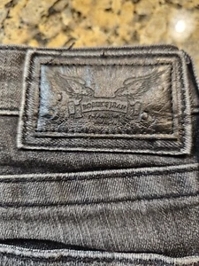 Robin’s Jean Marilyn Black Straight Leg Jean Women Size  27 28X32 Black  - Picture 1 of 13