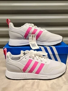 Mujer Adidas Originales Multix J Tenis Blanco Rosa Zapato Talla 7 GX4229 - Imagen 1 de 12