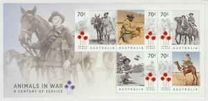 Australia #4378a - Animals at War souvenir sheet MNH (2015) - Picture 1 of 2