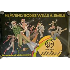 1976 Poster Heavenly Bodies Wear A. Smile Inc. Jeans & Clothing Ad 36 x 23 in