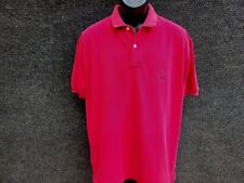 Nautica Men's Red 100% Cotton Polo Shirt Large