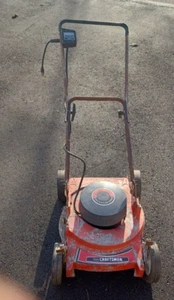 Vintage sears Craftsman Aluminum deck lawn mower electric - Picture 1 of 9