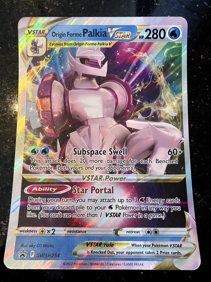 Origin Forme Palkia VSTAR SWSH254 Jumbo Cards Holo - Image 1 of 2