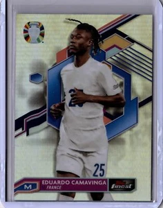 2023 Finest Road to UEFA EURO 2024 #27 Eduardo Camavinga Refractor - Picture 1 of 2