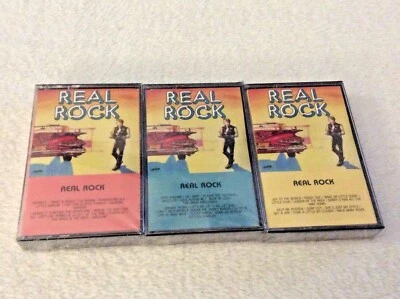 REAL ROCK 3 Cassette Lot FACTORY SEALED 1987 Heartland Music ROCK & ROLL - Image 1 of 2