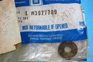1970-78 c3 corvette seat bottom bumper washer 3977789 NOS NEW GM - Picture 1 of 1