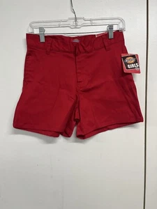 Dickies girls shorts red sz. 16 *READ DESCRIPTION* - Picture 1 of 4