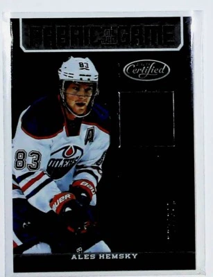 2012-13 Panini Certified #foghem Ales Hemsk Fabric of the Game Jersey NYR /299 - Image 1 of 2