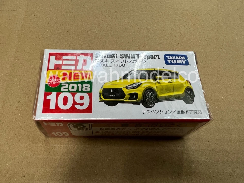 TOMICA 109 SUZUKI SWIFT SPORT 1/60 TOMY НОВАЯ МОДЕЛЬ ЖЕЛТЫЙ - Изображение 1 из 1