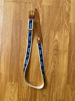 Raro cinturón de cuero Burberry vintage años 80-90 Aloha Golf Surcingle unisex talla hombre42 Foto 1 de 4