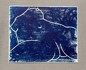 Blauer Akt, Druck - Bild 1 von 3