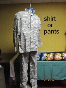 ACU UCP Pants Shirt Uniform Shirt OR Pants USGI 50% Cotton 50% Nylon Sm Med - Picture 1 of 7