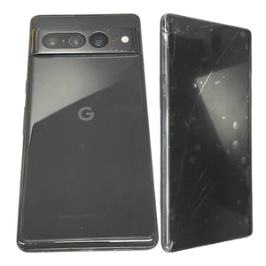 Fissuré Écran Google Pixel 7 Pro (GE2AE) 12GB RAM 128GB Débloqué (Obsidienne) - Photo 1 sur 3