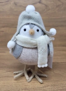 Wondershop Target Fabric Bird Decorative Figurine w/ Cream Scarf - Loop New! - Picture 1 of 6