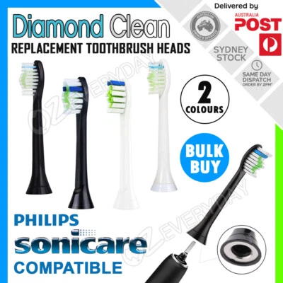 DIAMOND CLEAN Replacement Brush Heads for Philips Sonicare Toothbrushes HX6064 - image 1 of 4