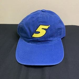 Chase Authentics Nascar Kyle Busch #5 Blue Hat Cap Adjustable NEW - Picture 1 of 7