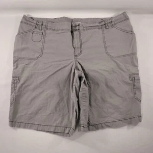 Pantalones Cortos Lane Bryant Gris Carga Elastizados Caqui Para Mujer Talla 24 - Imagen 1 de 5