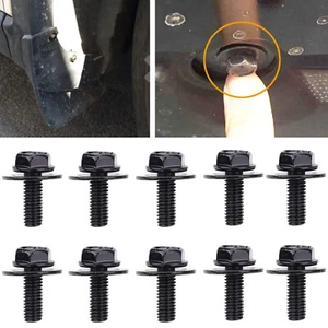 10x Engine Undertray Bottom Cover Bolts Screws For Freelander 2 Range Rover L322 - Picture 1 of 6