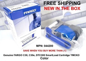 FARGO 044200 - Cartouche ruban Smartload C30e DTC300 44200 250 impressions couleur - Photo 1/14