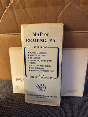 Map Of Reading Pa From American Bank 1965 - Image 1 of 4