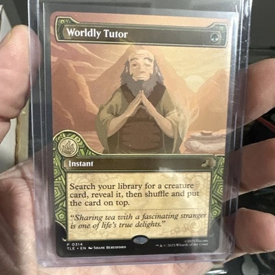 Worldly Tutor (Borderless) Avatar The Last Airbender MTG NM/M - Image 1 of 2
