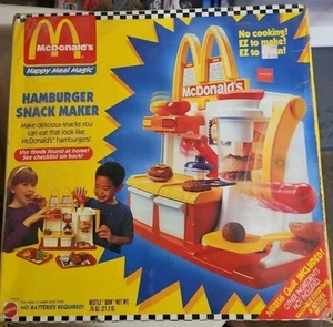 MCDONALDS HAPPY MEAL MAGIC HAMBURGER SNACK MAKER 1993 - Picture 1 of 6