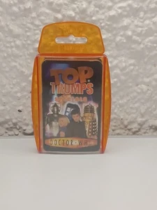 top trumps dr who carte sono pulite e senza graffi sul supporto omaggio uk p&p inc - Foto 1 di 24