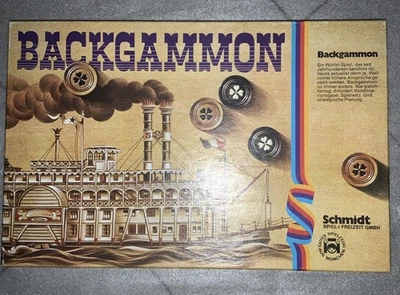 Backgammon 6011132 Schmidt Spiel Freizeit GmbH für 2 Spieler Vintage Spielzeug a - Bild 1 von 4