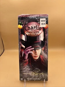 New Sealed Charlie and the Chocolate Factory - DVD - TALL BOX - 2 Disc Deluxe - Picture 1 of 5