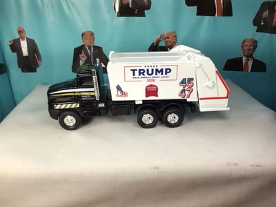 Camión de basura fundido a presión, escala 1/32, Kinsmart Foto 1 de 4