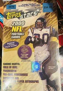 2000 Topps Stars NFL Football Factory Sealed Box - Picture 1 of 4