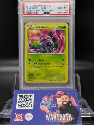 Pokemon Genesect Legendary Treasures Holo Rare #16 PSA 10 Gem Mint - Image 1 of 2