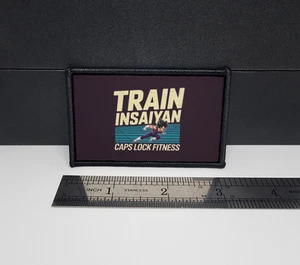 Anime Inspired Train Insaiyan Morale Patch Custom Tactical Vegeta 2x3 inch - Picture 1 of 2