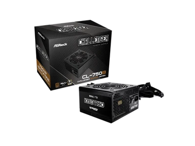 ASRock Challenger CL-750B 750W 80 PLUS BRONZE Certified Non-Modular Power - Image 1 of 4