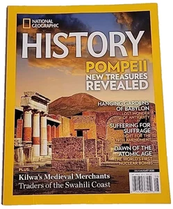 National Geographic History July Aug. 2020 Pompeii Treasures Gardens of Babylon - Picture 1 of 3
