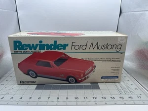 Vintage Recoton Red 1964 1/2 Ford Mustang Model VHS Video Cassette Tape Rewinder - Picture 1 of 9