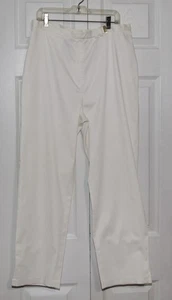 Lauren Ralph Lauren Women’s White Cotton Stretch Women’s Slacks Sz 12 - Picture 1 of 6