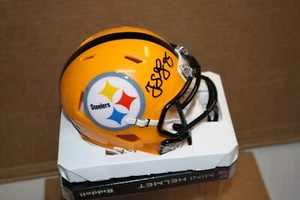 STEELERS GREG LLOYD SIGNED AUTOGRAPHED RIDDELL THROWBACK SPEED MINI HELMET BAS - Picture 1 of 2