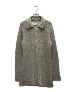 Maison Martin Margiela 6 Women's Alpaca Blend Knit Cardigan Gray Italy Size/3903