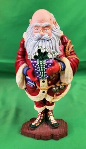 Vintage Abt. 56 lustige alte Elfe Weihnachtsmann Weihnachtsfigur Harz 6,75 Zoll groß - Bild 1 von 14