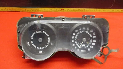 Pontiac Firebird 1969 velocímetro medidor de clúster funcionando 160 mph Foto 1 de 4