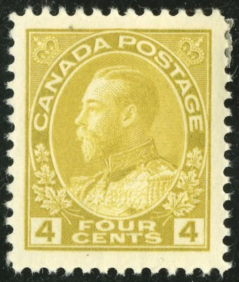 Canada   1911-25  Unitrade # 110d   VF/XF  Mint Lightly Hinged - Image 1 of 2
