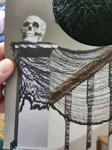 Halloween Creepy Cloth ☆ 2 Each ☆ BRAND NEW in Pkg  Scary Decor - Picture 1 of 11