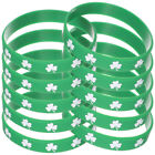 10 Pcs Irish Bracelet Miss St. Patrick Day Accessories Party Favor