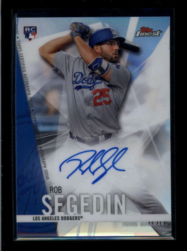ROB SEGEDIN 2017 TOPPS FINEST ROOKIE REFRACTOR AUTOGRAPH AUTO AJ9662 - Image 1 of 1